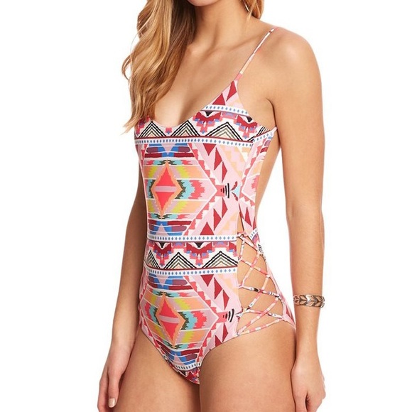 Billabong Tribe Time One Piece Swimsuit NEW Size S - Picture 8 of 8